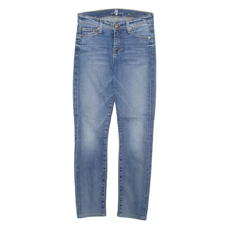 7 For All Mankind Mens Jeans Blue Regular Straight W26 L25 1