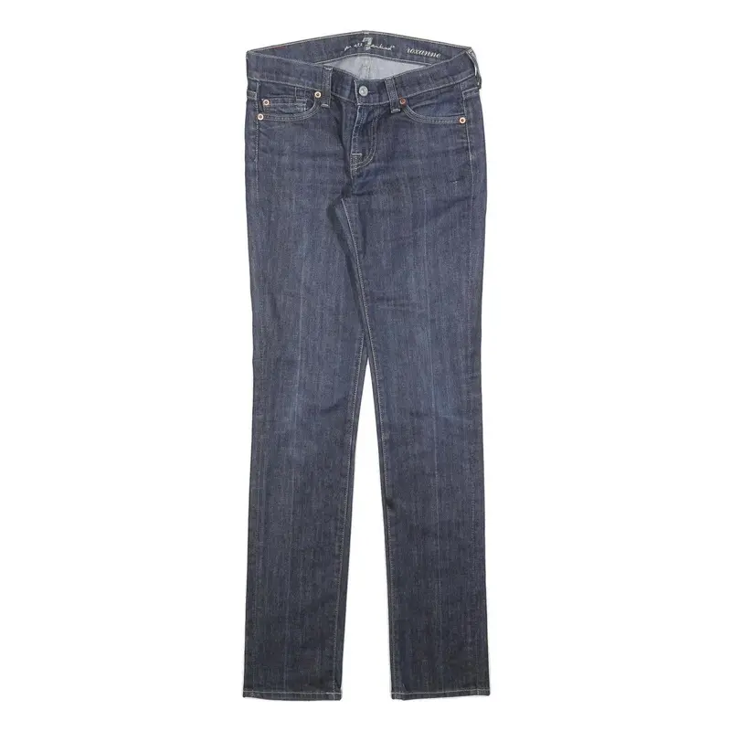 7 For All Mankind Womens Jeans Blue Slim Skinny Denim Medium W28 L31 Stylish 1