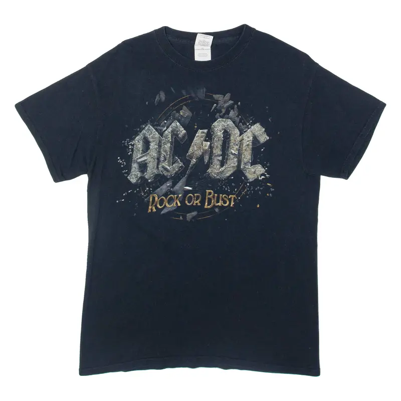 Acdc Mens Band T-Shirt Black M 1