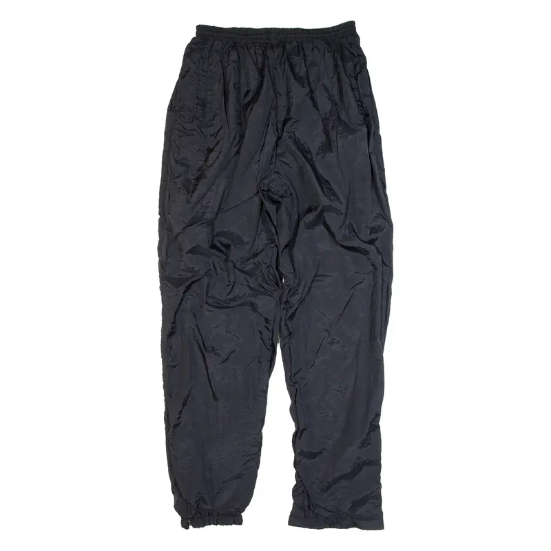 Ackermann Mens Track Pants Black 90S Tapered L W28 L30 1