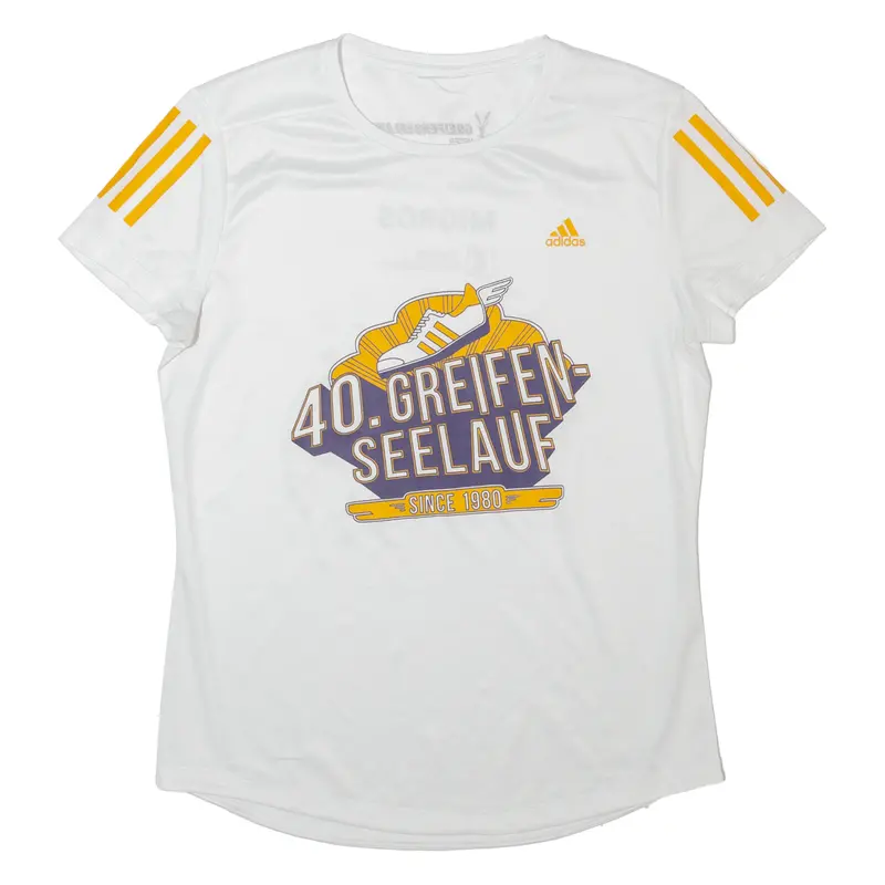 Adidas 40. Greifenseelauf Mens T-Shirt White Xs 1