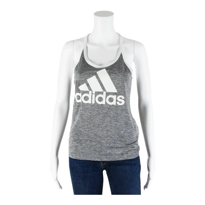 Adidas Activewear Womens Sports Vest Grey Sleeveless Xs 1