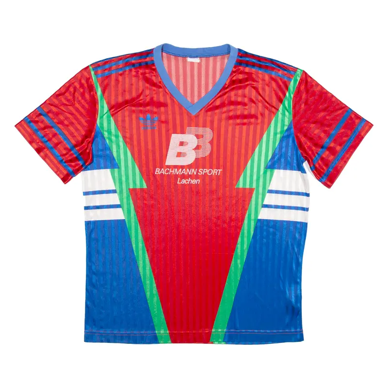 Adidas Bachmann Sport Lachen Mens Football Shirt Jersey Red 80S Xl 1