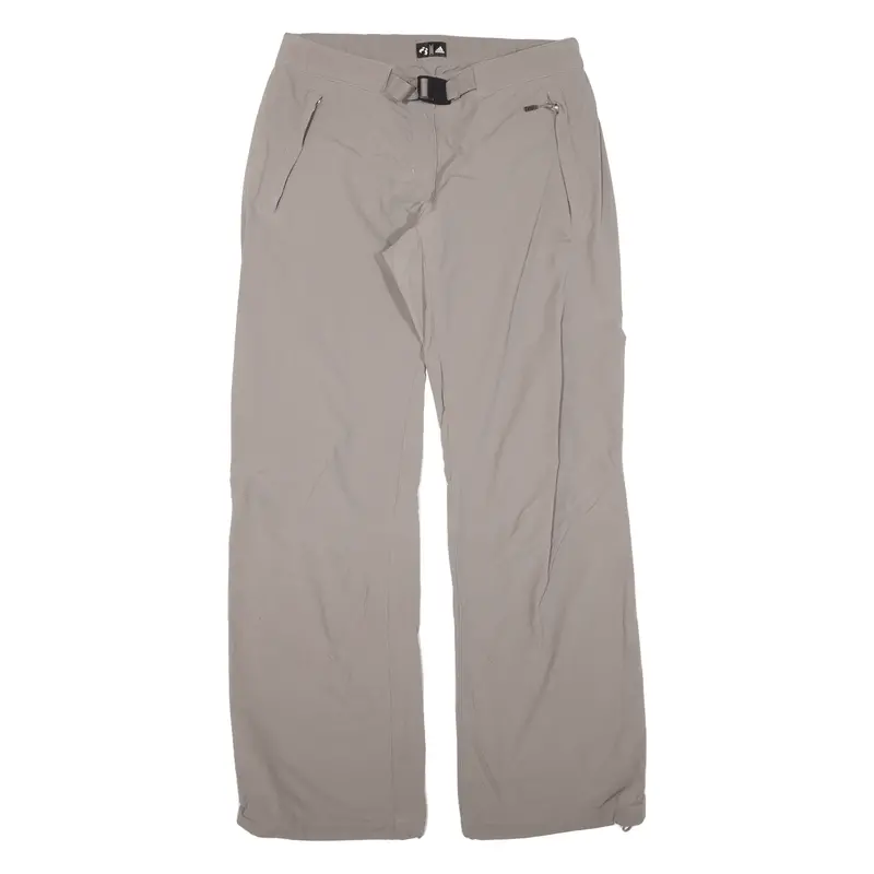 Adidas Belted Womens Trousers Beige Loose Straight W30 L32 1