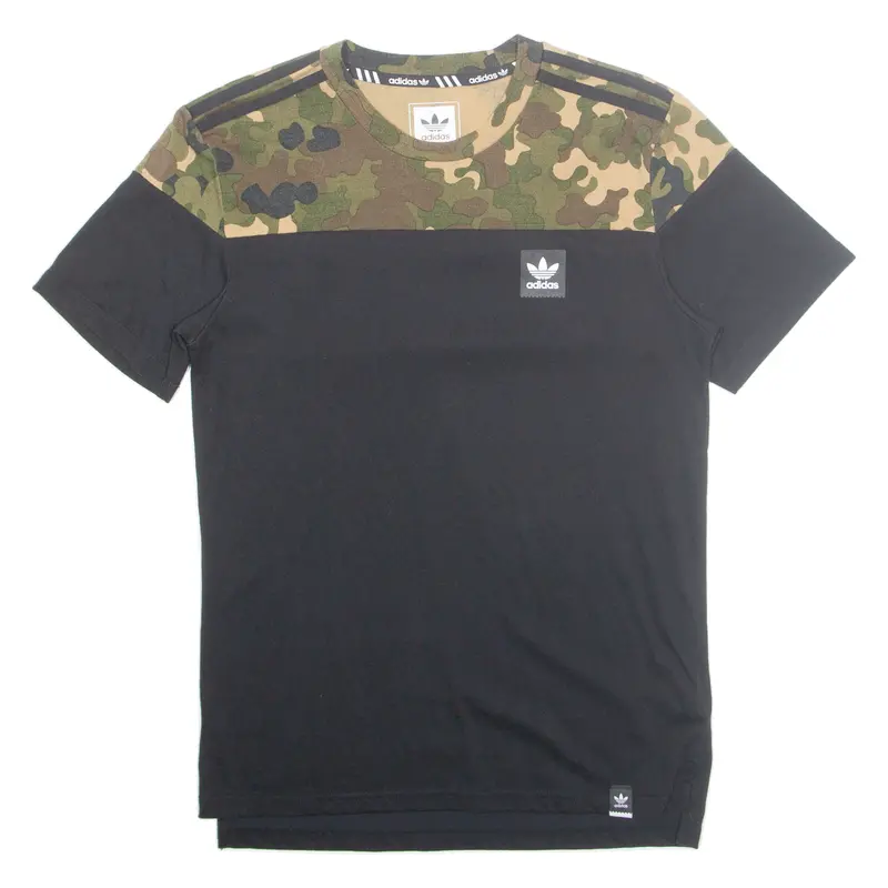 Adidas Camouflage Mens T-Shirt Black Xs 1
