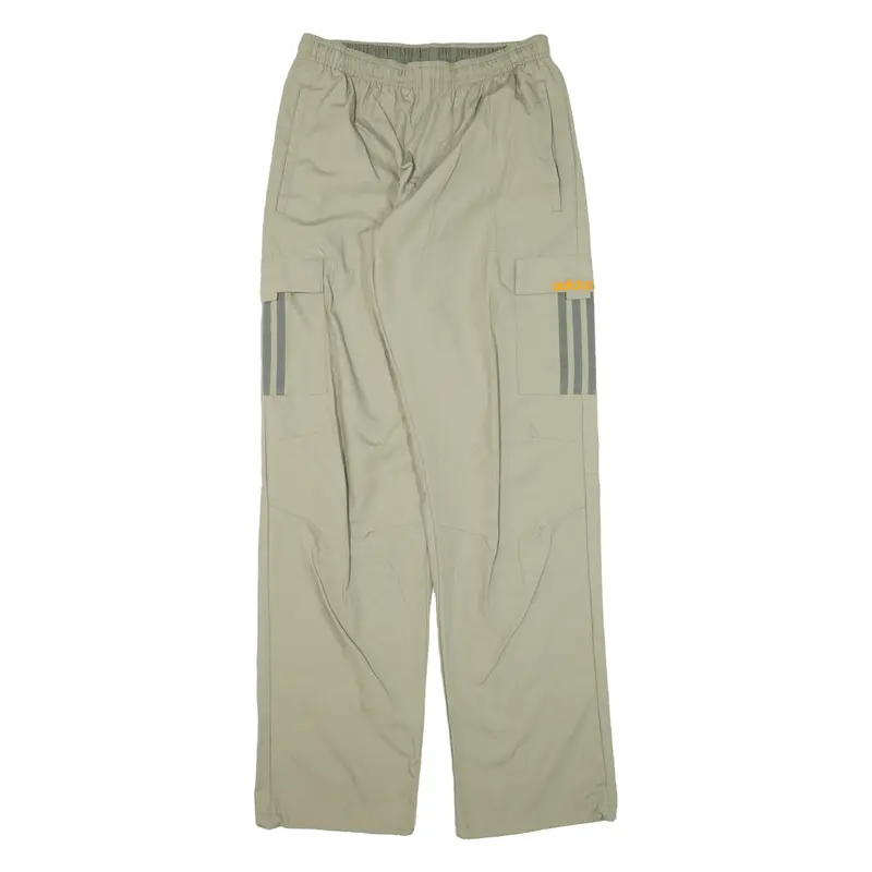 Adidas Cargo Mens Trousers Green Loose Straight W26 L32 1