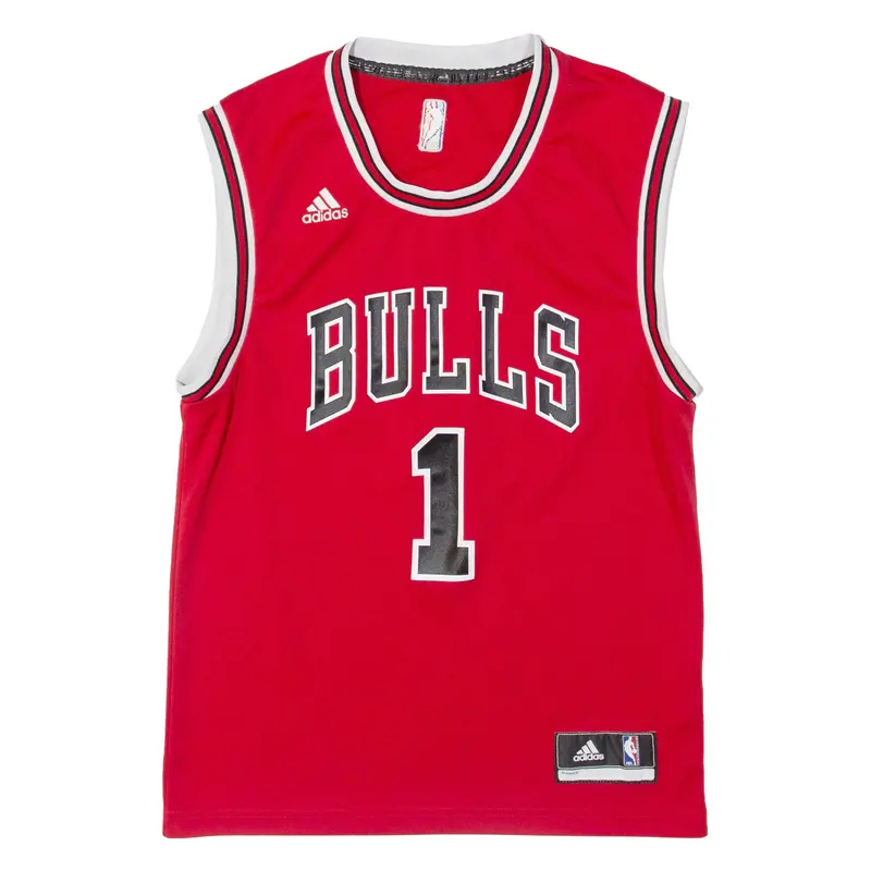 Adidas Chicago Bulls Mens Jersey Red Sleeveless Usa M 1