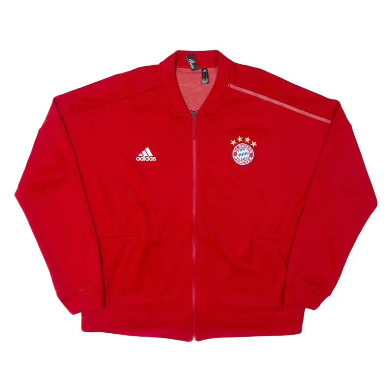 Adidas Fc Bayern Munchen Mens Track Jacket Red Xl 1