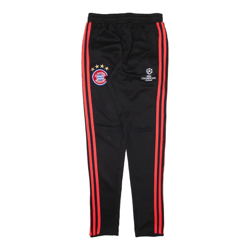 Adidas Fc Bayern Munchen Womens Track Pants Black Tapered L W26 L29 1