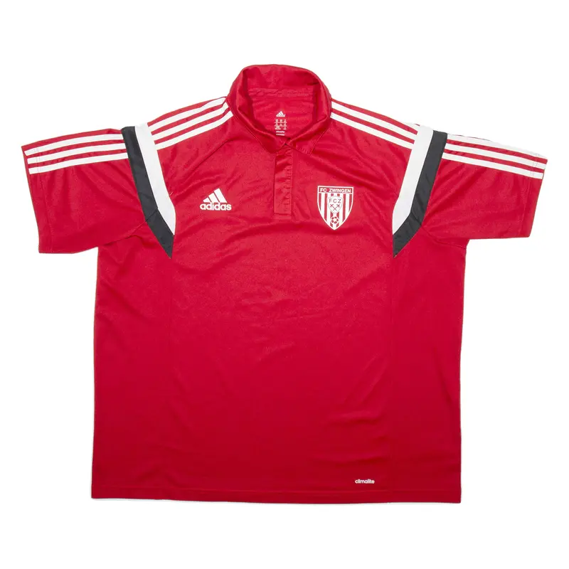 Adidas Fc Zwingen Mens Polo Shirt Red 2Xl 1
