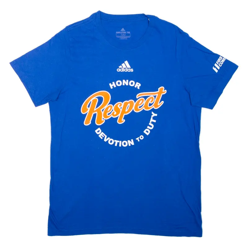 Adidas Honor Respect Devotion To Duty Mens T-Shirt Blue M 1