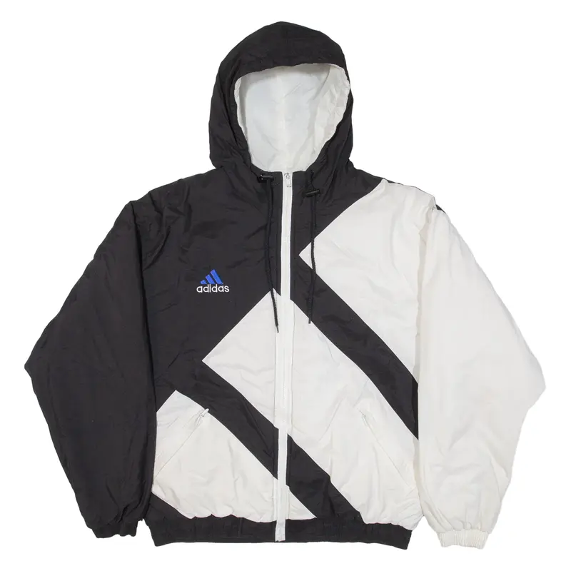 Adidas Insulated Mens Coat White Hooded M 1