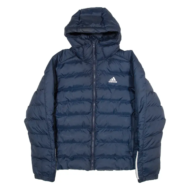 Adidas Insulated Mens Puffer Jacket Blue M 1