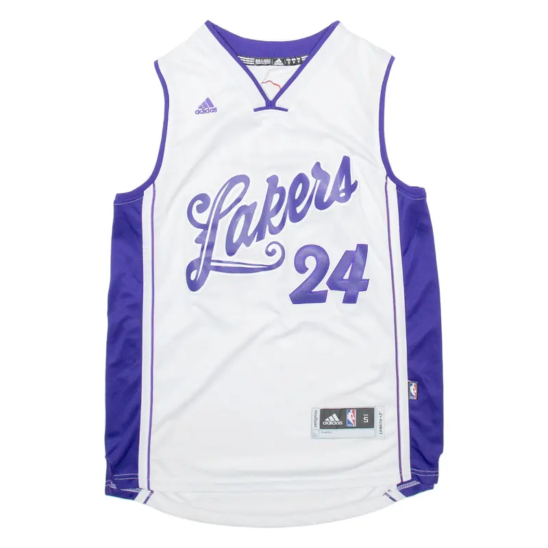Adidas Lakers 24 Mens Jersey White Sleeveless Usa S 1
