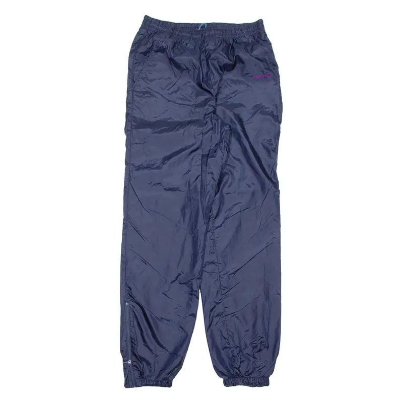 Adidas Lined Womens Track Pants Blue Tapered M W27 L31 1