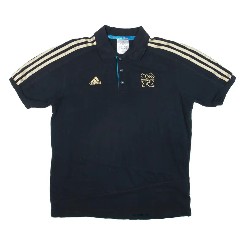 Adidas London 2012 Olympics Mens Polo Shirt Black S 1