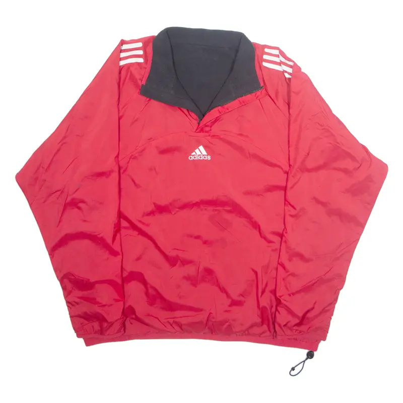 Adidas Mens Anorak Coat Red Xl 1