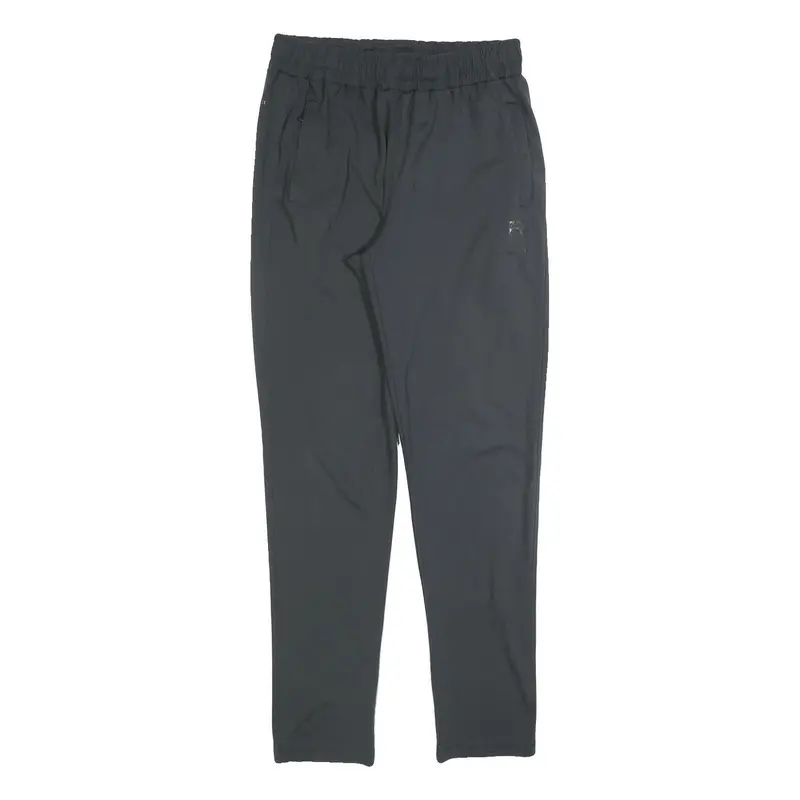 Adidas Mens Joggers Black S W28 L30 Slim Tapered Polyester Lightweight 1