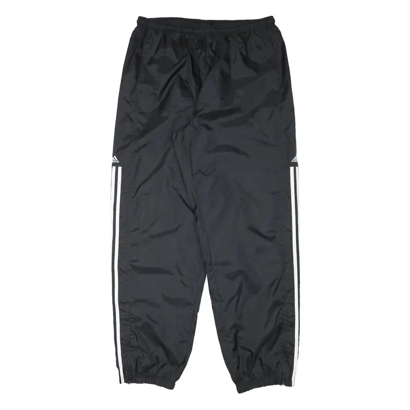 Adidas Mens Joggers Black With White Stripes Xl W32 L33 Sports Casual Track 1