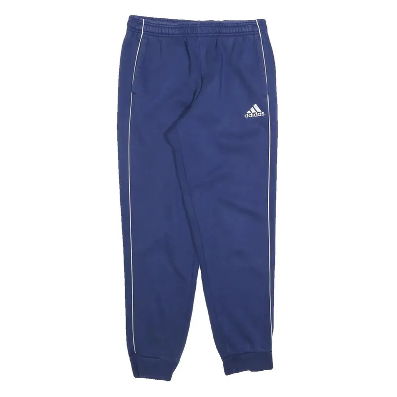 Adidas Mens Joggers Blue Slim Tapered M W30 L28 Sports Casual Comfort Cotton 1