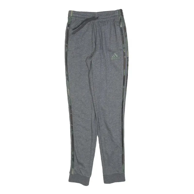 Adidas Mens Joggers Grey & Camouflage Xs W25 L30 Cotton Slim Tapered Fit Casual 1
