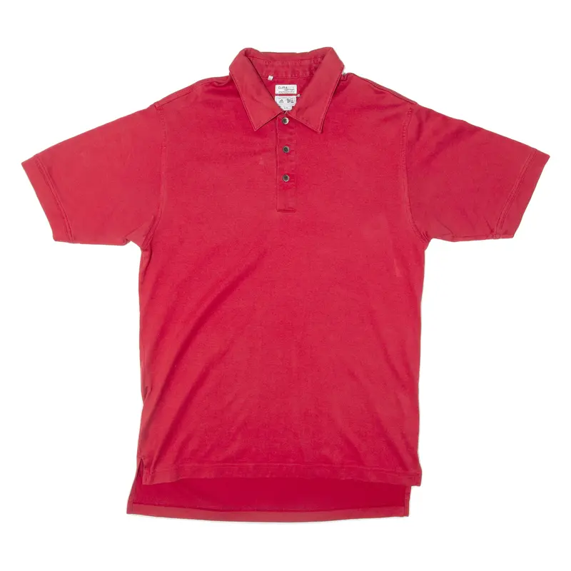 Adidas Mens Polo Shirt Red S 1