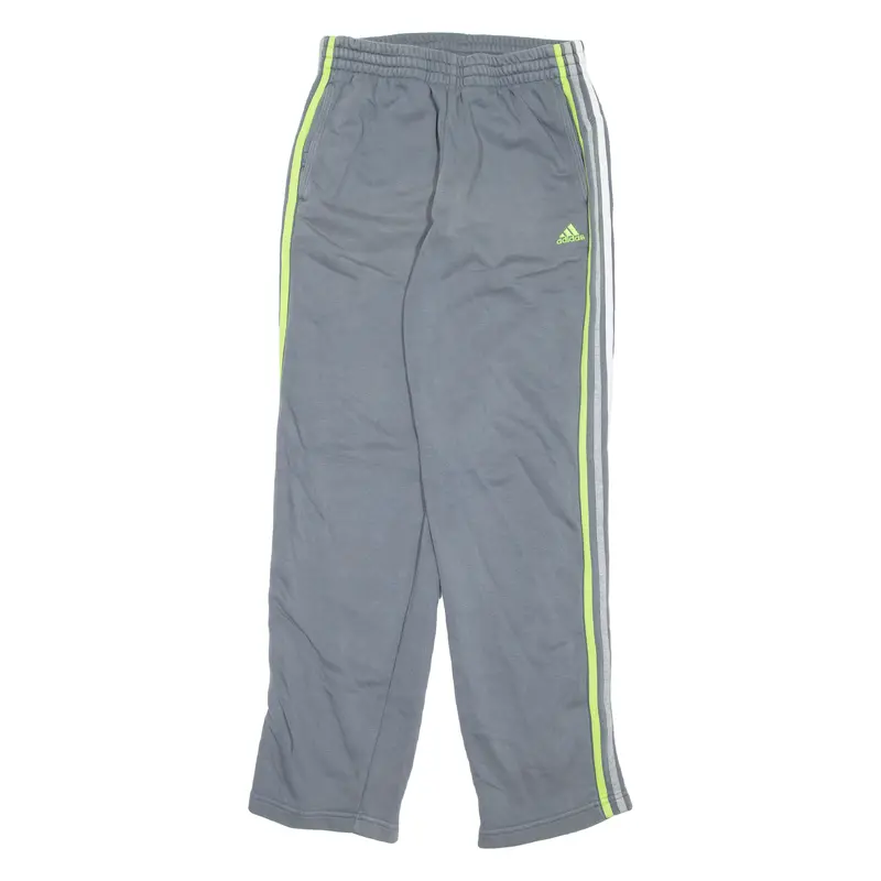 Adidas Mens Sweatpants Grey Straight S W28 L32 1