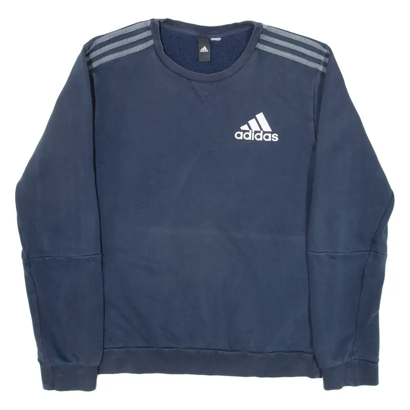 Adidas Mens Sweatshirt Blue S 1