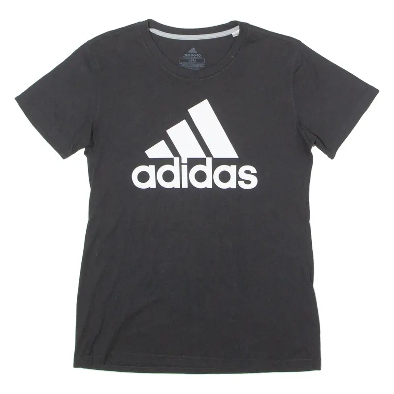 Adidas Mens T-Shirt Black Crew Neck M 1