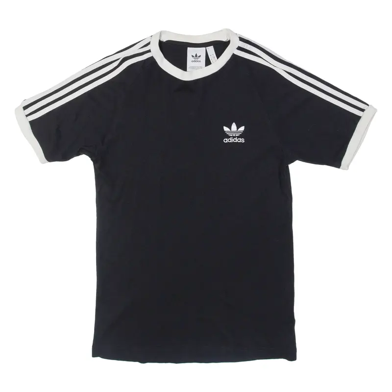 Adidas Mens T-Shirt Black Crew Neck S 1