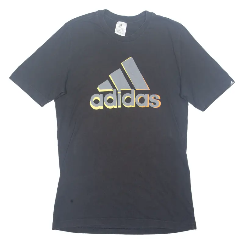 Adidas Mens T-Shirt Black S 1