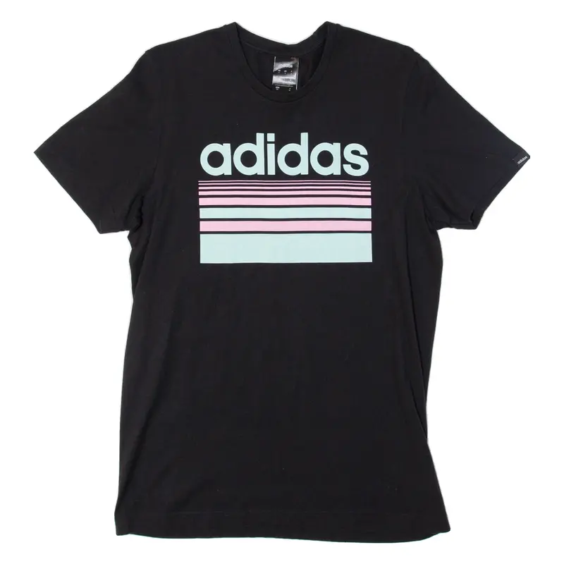 Adidas Mens T-Shirt Black S 1