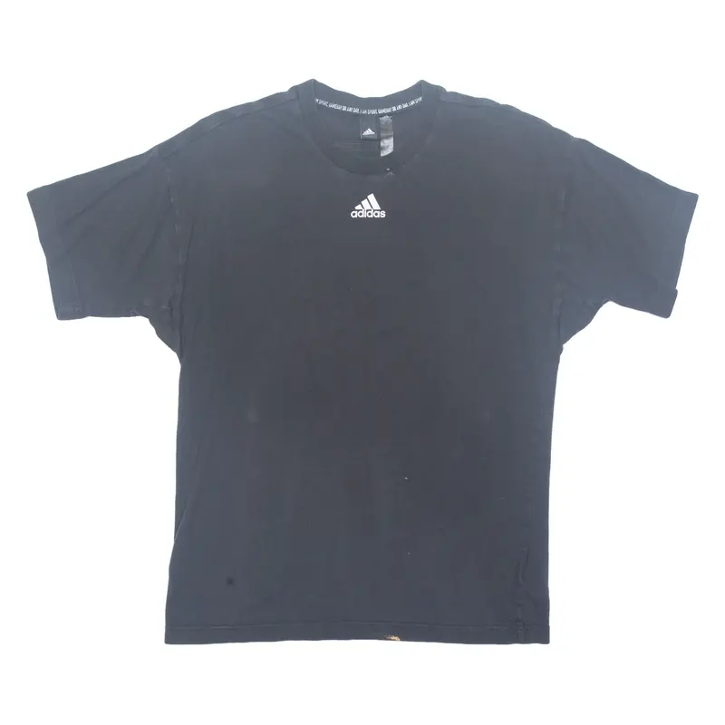Adidas Mens T-Shirt Black S 1