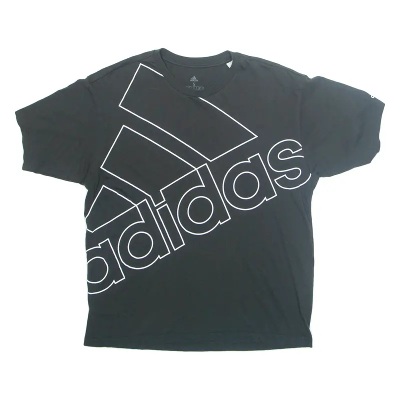 Adidas Mens T-Shirt Black S 1