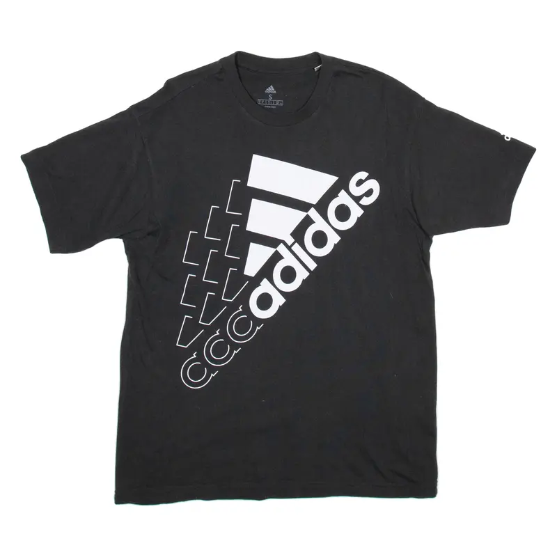 Adidas Mens T-Shirt Black S 1