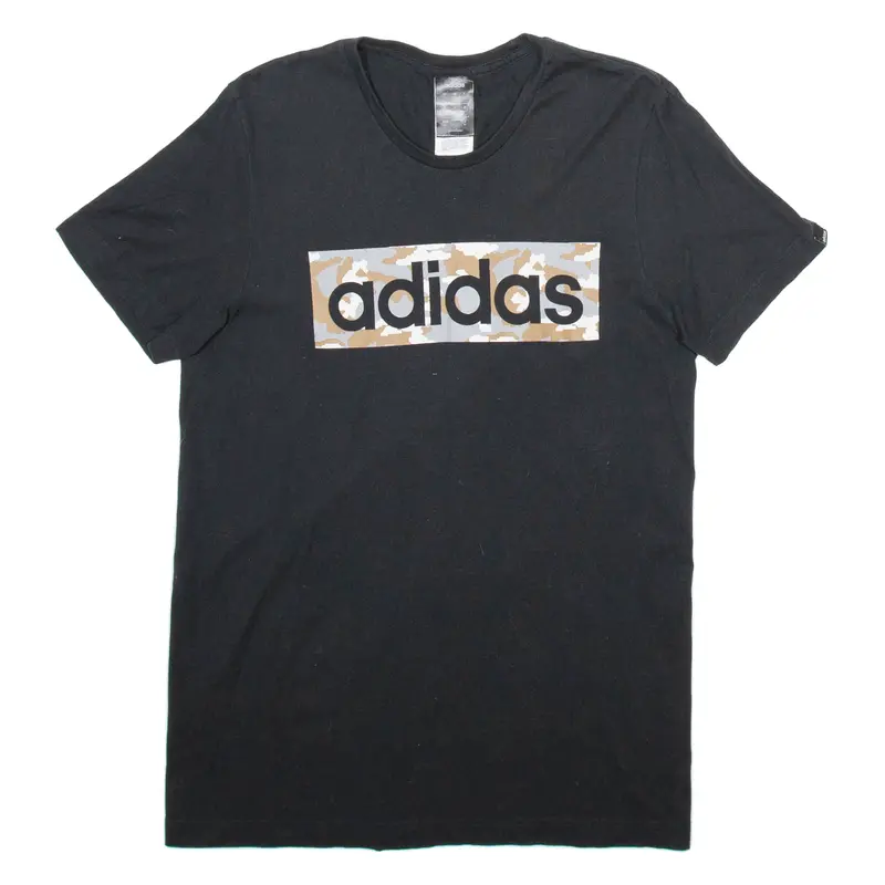 Adidas Mens T-Shirt Black S 1