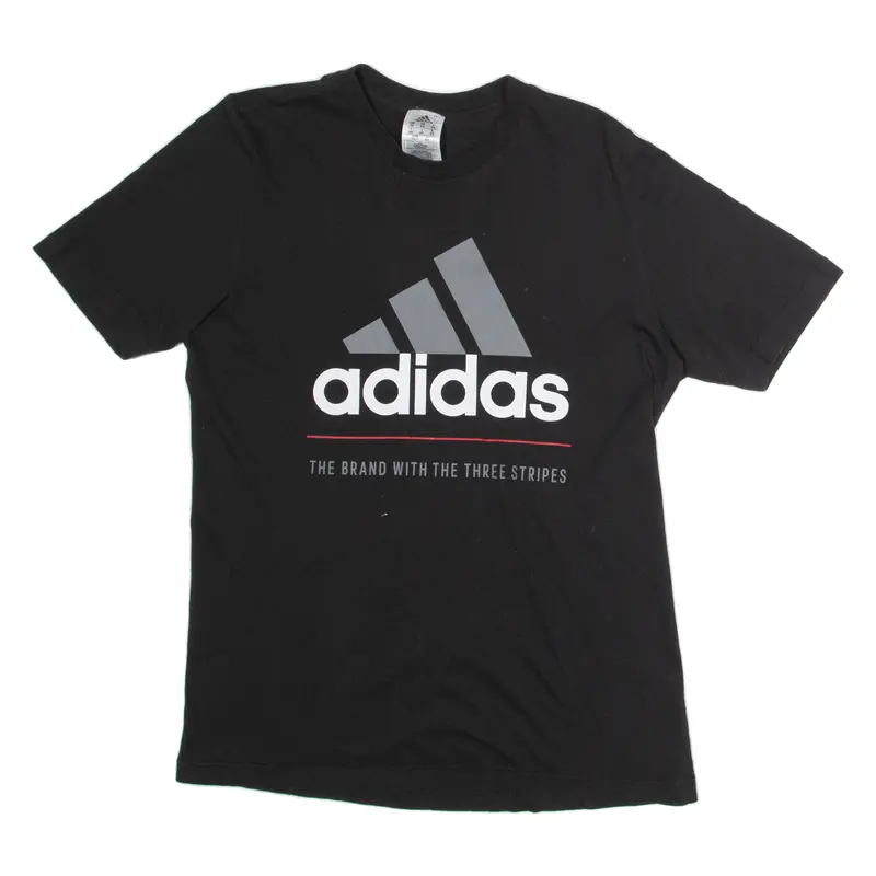 Adidas Mens T-Shirt Black Xs 1