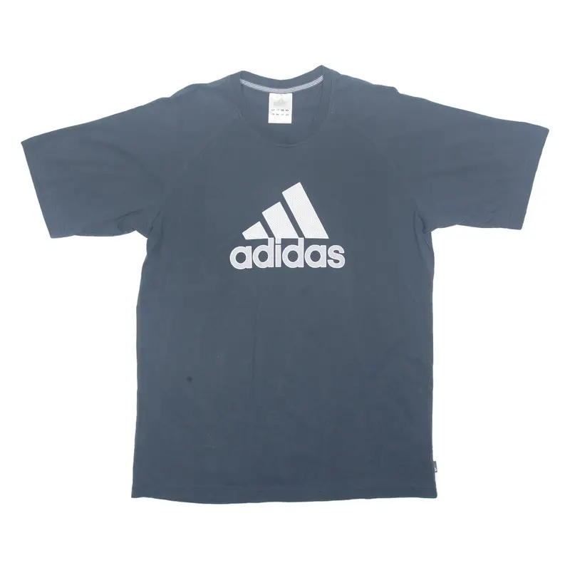 Adidas Mens T-Shirt Blue L 1