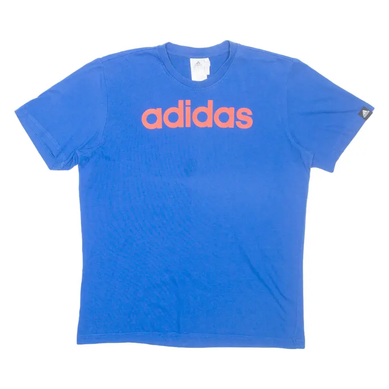 Adidas Mens T-Shirt Blue M 1