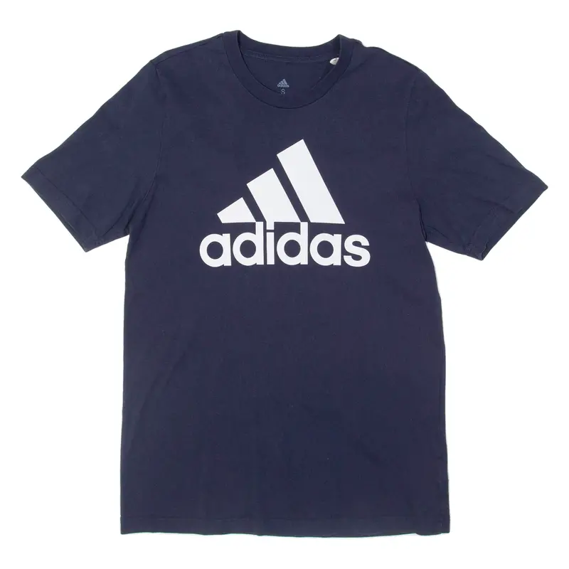 Adidas Mens T-Shirt Blue S 1