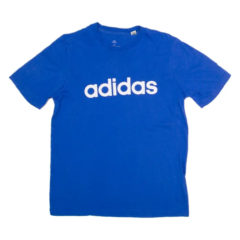 Adidas Mens T-Shirt Blue S 1