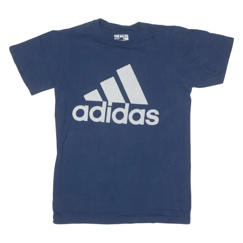 Adidas Mens T-Shirt Blue S 1