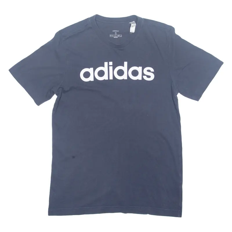 Adidas Mens T-Shirt Blue S 1