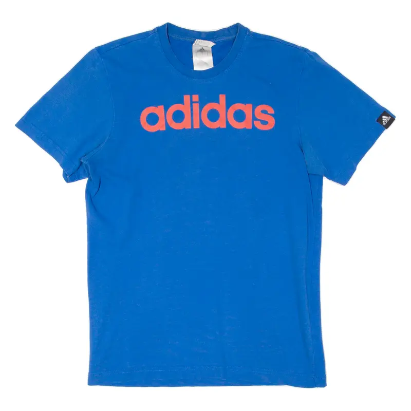 Adidas Mens T-Shirt Blue S 1