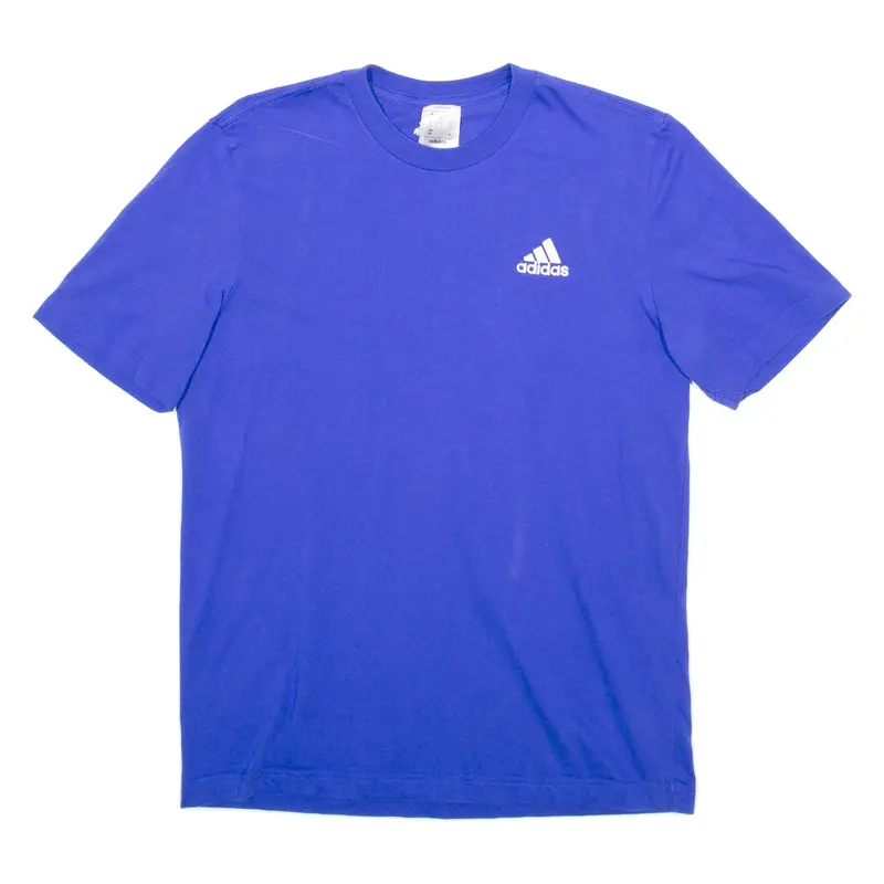 Adidas Mens T-Shirt Blue S 1
