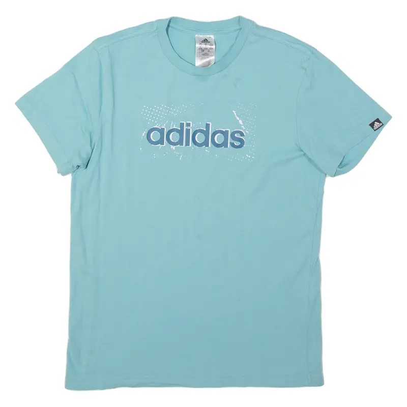 Adidas Mens T-Shirt Blue S 1