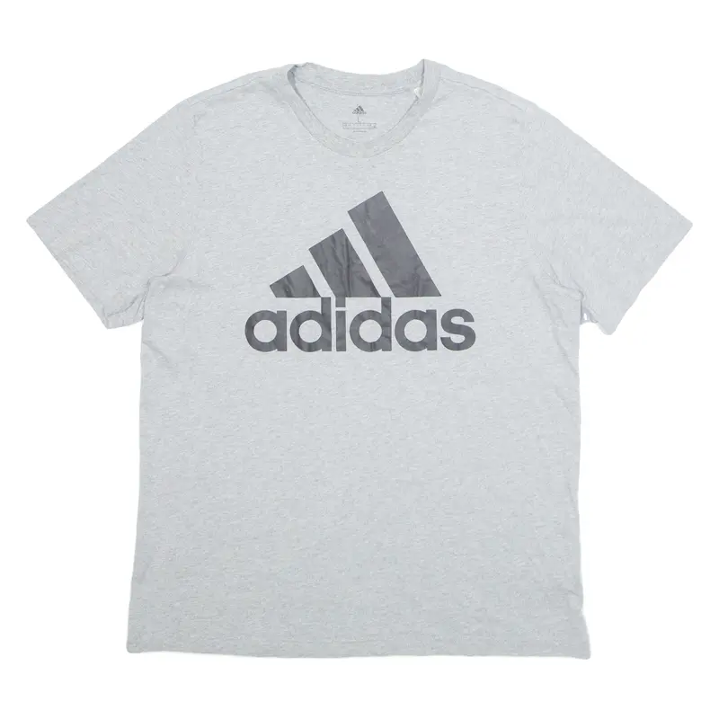 Adidas Mens T-Shirt Grey L 1