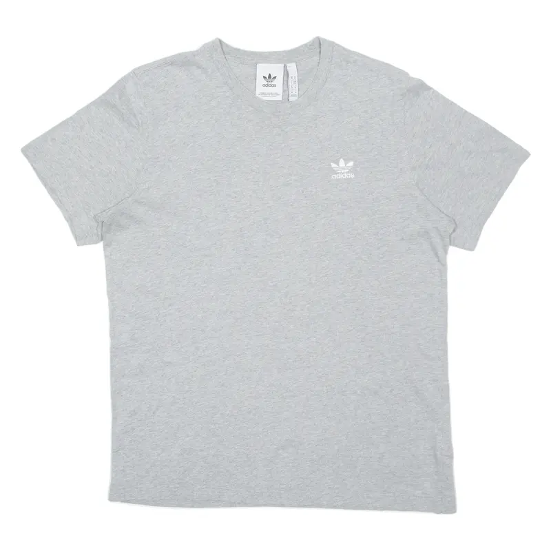 Adidas Mens T-Shirt Grey M 1