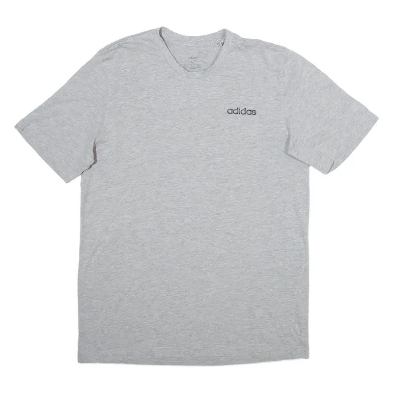 Adidas Mens T-Shirt Grey M 1