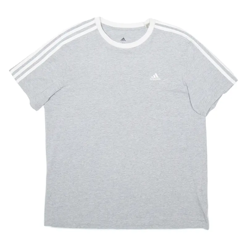 Adidas Mens T-Shirt Grey M 1